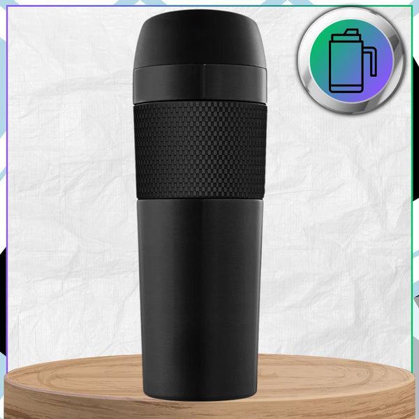 Termo puodelis kavai, juodas, 400 ml