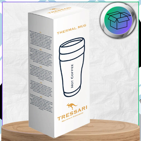 Termo puodelis kavai, juodas, 400 ml