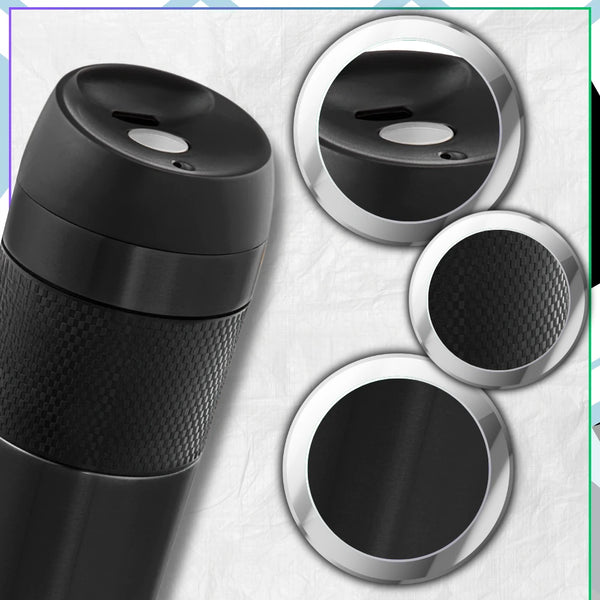 Termo puodelis kavai, juodas, 400 ml