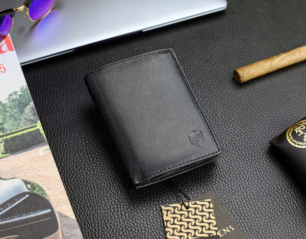 Odinė piniginė vyrams Stevens DP03 S704