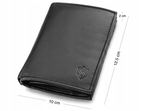 Odinė piniginė vyrams Stevens DP03 S704