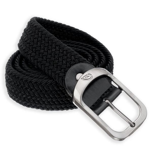 Pintas diržas Tressari, juodas, sidabrinė sagtis