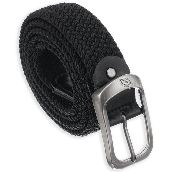 Pintas diržas Tressari, juodas, sidabrinė sagtis