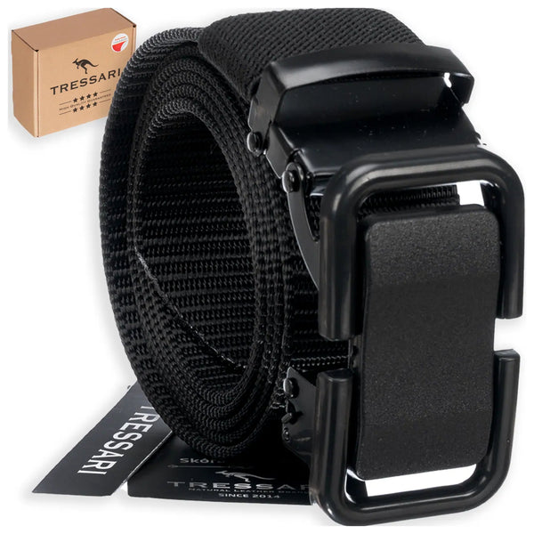 Taktinis diržas Tressari, juodas, automatinė sagtis