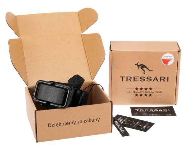 Taktinis diržas Tressari, juodas, automatinė sagtis