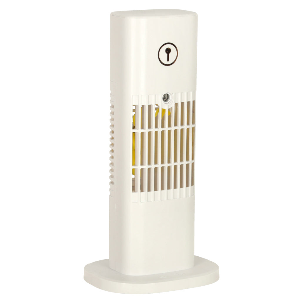 Nešiojamas baltas oro kondicionierius-ventiliatorius-drėkintuvas