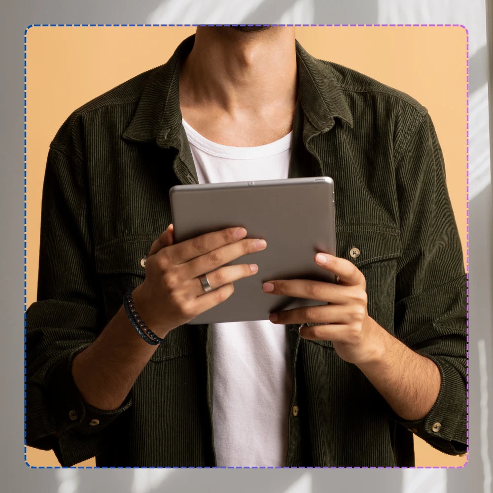 Vyriška apyrankė – natūrali oda ir akmenys