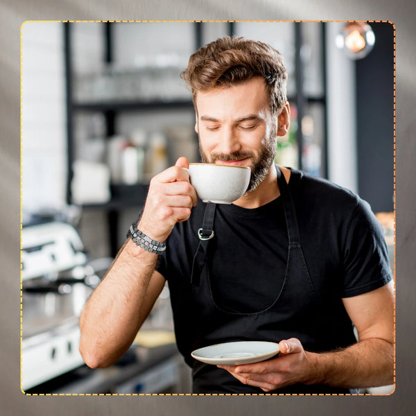 3 apyrankių rinkinys su kryžiumi ir matiniais karoliukais