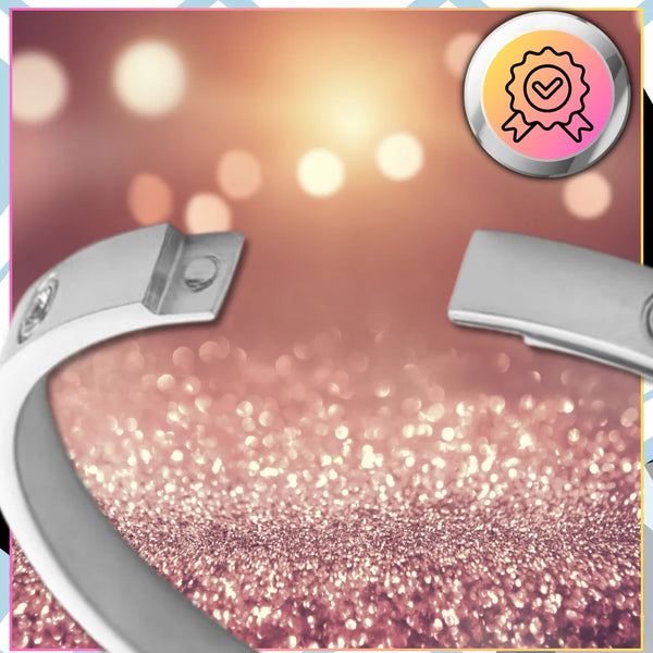 Sidabrinė standi apyrankė, chirurginis plienas 316L (spaustukas)