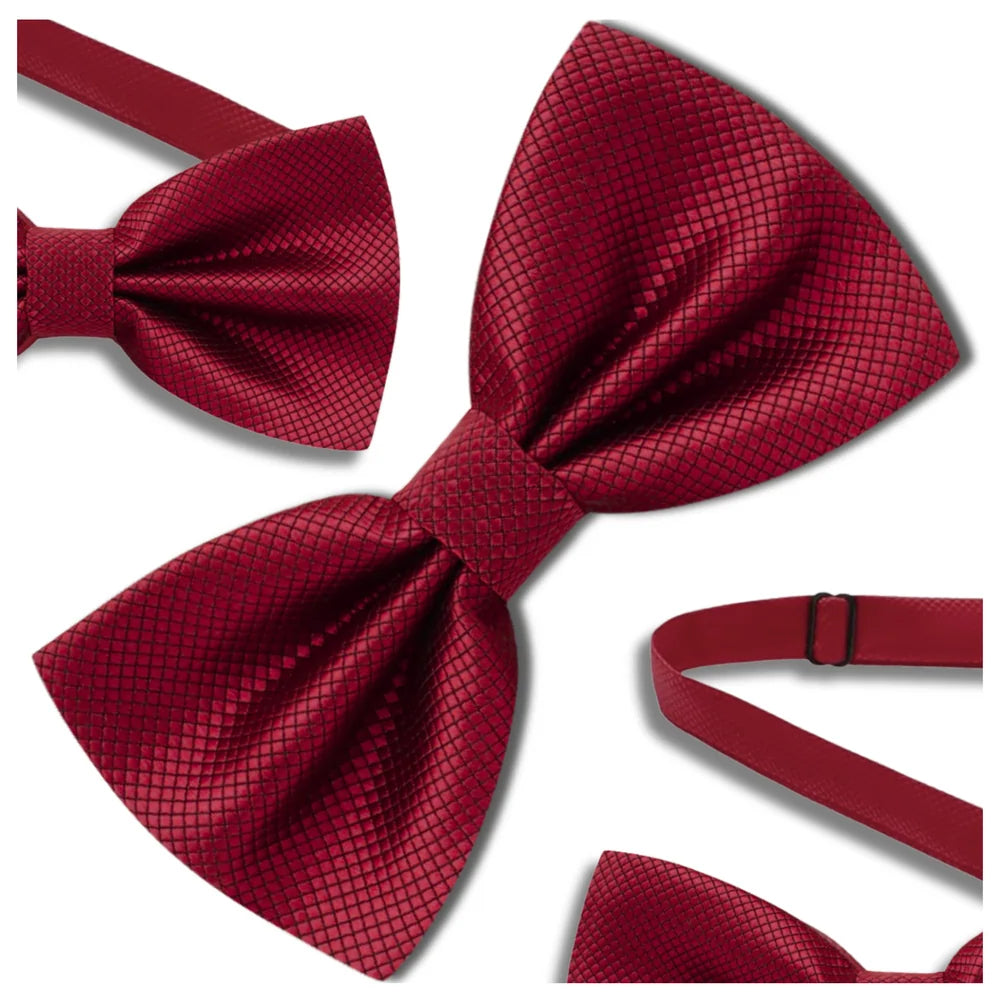 Vyriška bordo peteliškė, reguliuojama, elegantiška