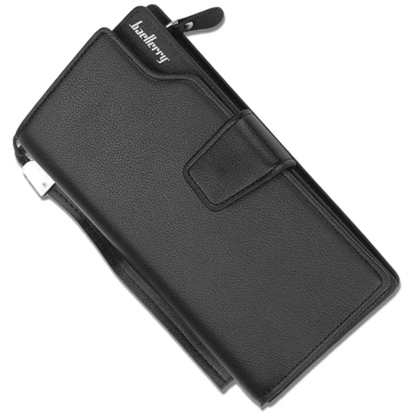 Vyriška didelė piniginė, juoda S516