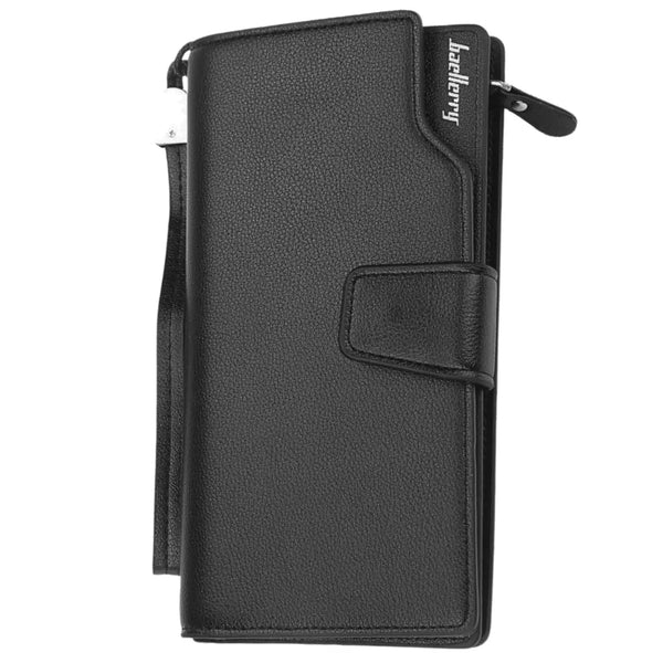 Vyriška didelė piniginė, juoda S516