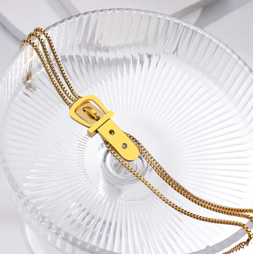 Auksinės spalvos elegantiška apyrankė, chirurginis plienas