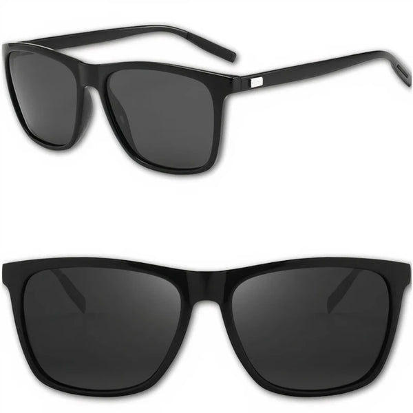 Poliarizuoti akiniai nuo saulės vyrams V61 juodi