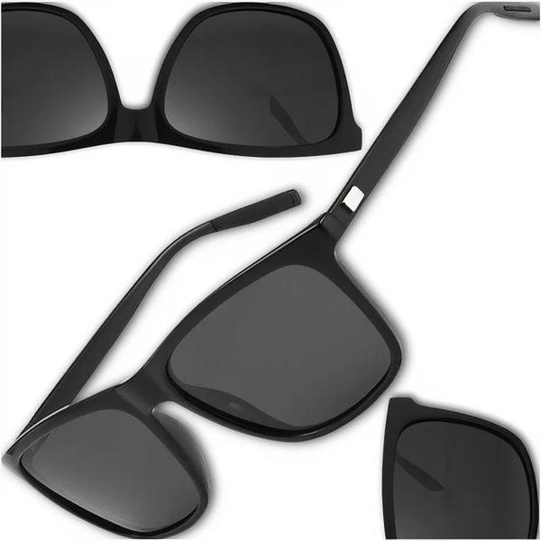 Poliarizuoti akiniai nuo saulės vyrams V61 juodi