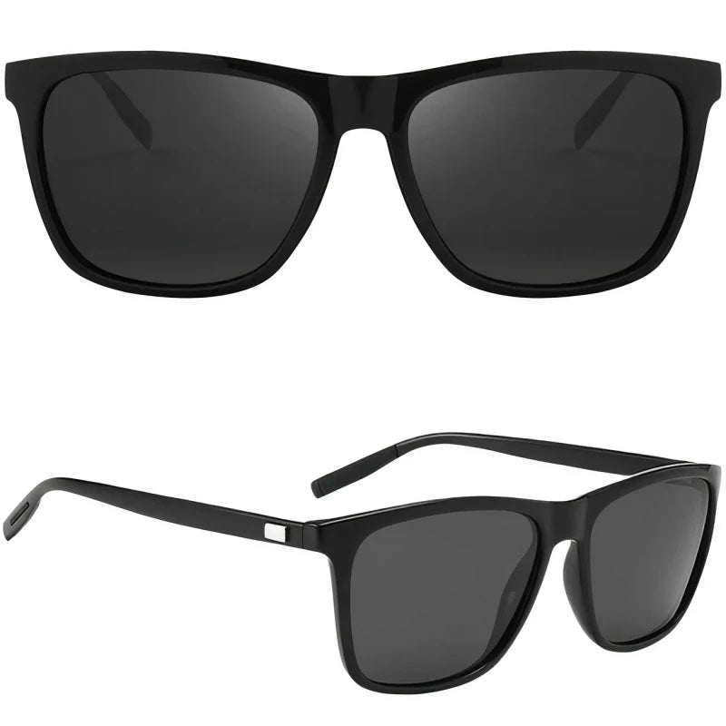 Poliarizuoti akiniai nuo saulės vyrams V61 juodi