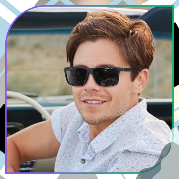 Vyriški akiniai nuo saulės V88BL, juodi