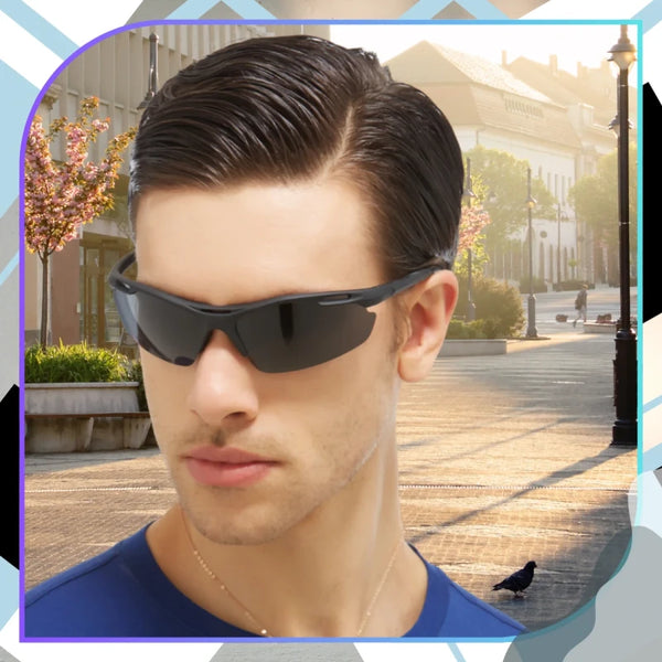 Poliarizuoti sportiniai akiniai nuo saulės vyrams FC59