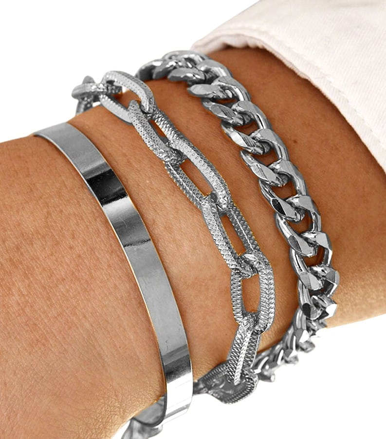 Apyrankė su mazgu – sidabrinės arba auksinės spalvos