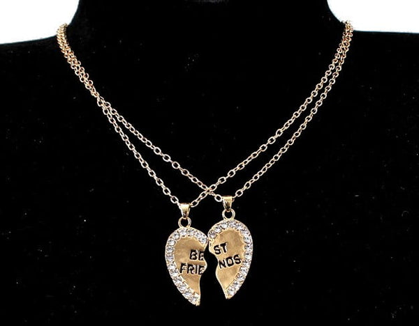 Vėriniai „Best Friends“ – sidabr./auks. (2 vnt.)