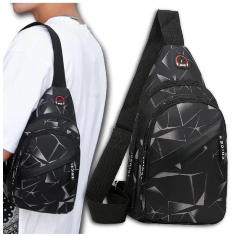 Maža kuprinė vyrams R10, juoda R287