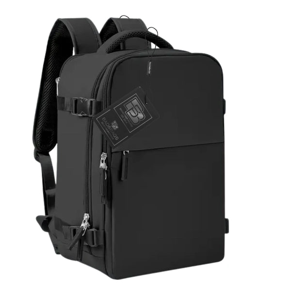 Kelioninė kuprinė BAD&BAGS, juoda, su USB