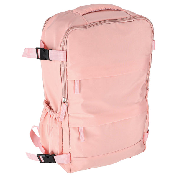 Turistinė kelioninė kuprinė rankiniam bagažui 45×30 cm, rožinė