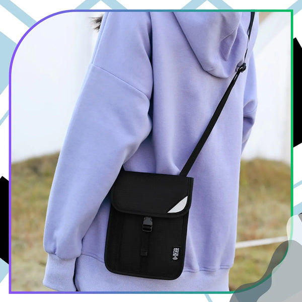 Kelioninis dokumentų dėklas RFID, juodas