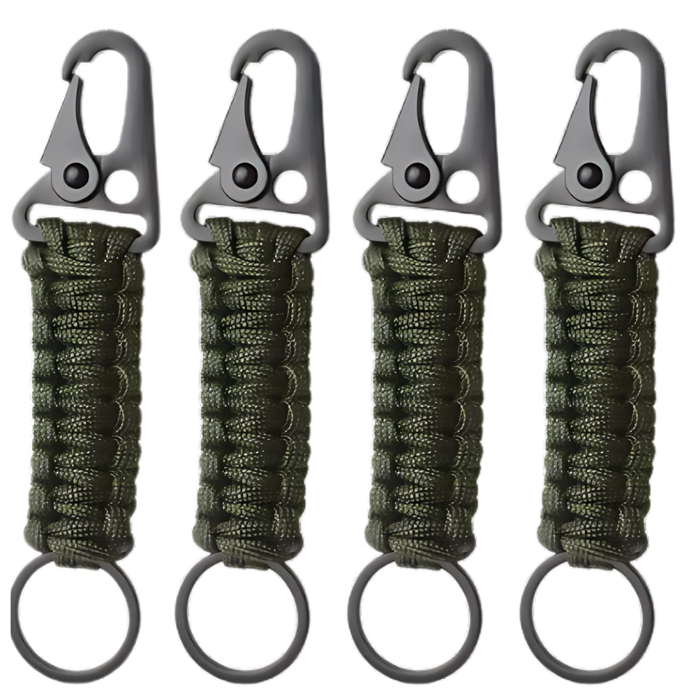 Raktų pakabukai su karabinu 4 vnt P28, žali N344