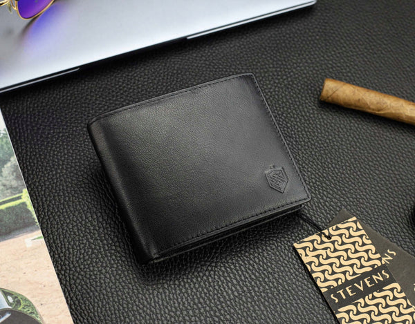 Odinė piniginė vyrams Stevens DP02