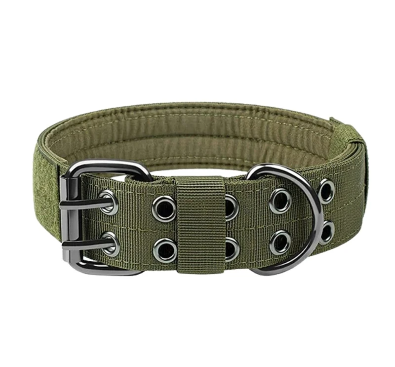 Reguliuojamas šuns antkaklis XL C2, žalias N232