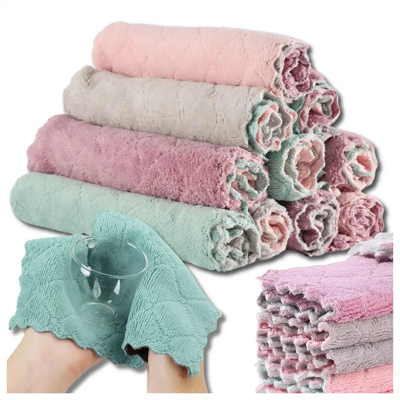 Mikropluošto šluostės, 10 vnt., 30 cm N382