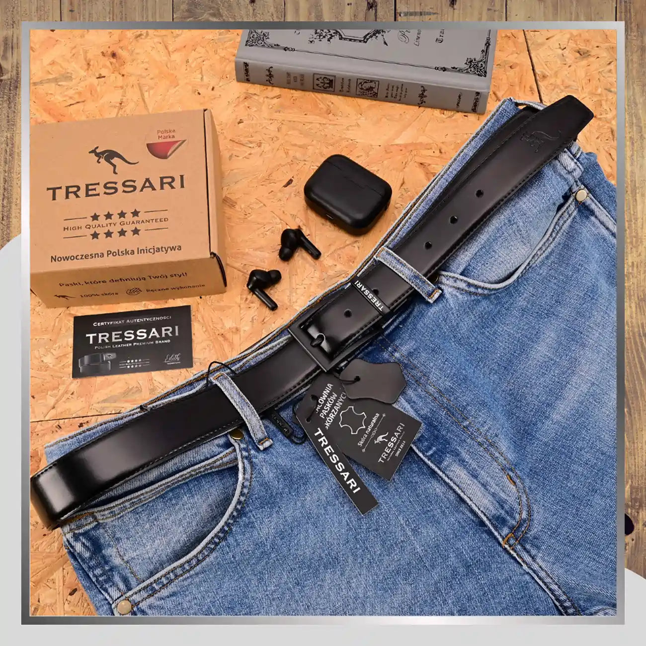 Dvipusis odinis diržas, juoda/ruda, 120 cm