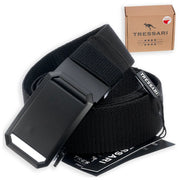 Diržas Tressari, juodas, elastingas