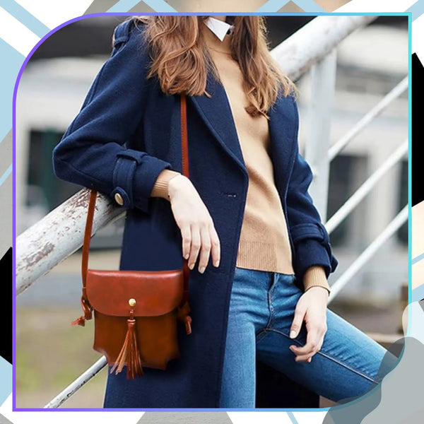 Moteriška odinė rankinė BAD&BAGS, ruda