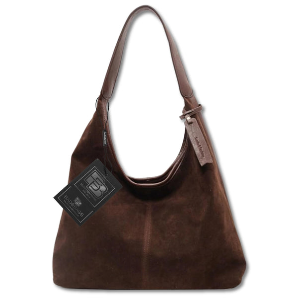 Moteriška rankinė BAD&BAGS, ruda eko oda