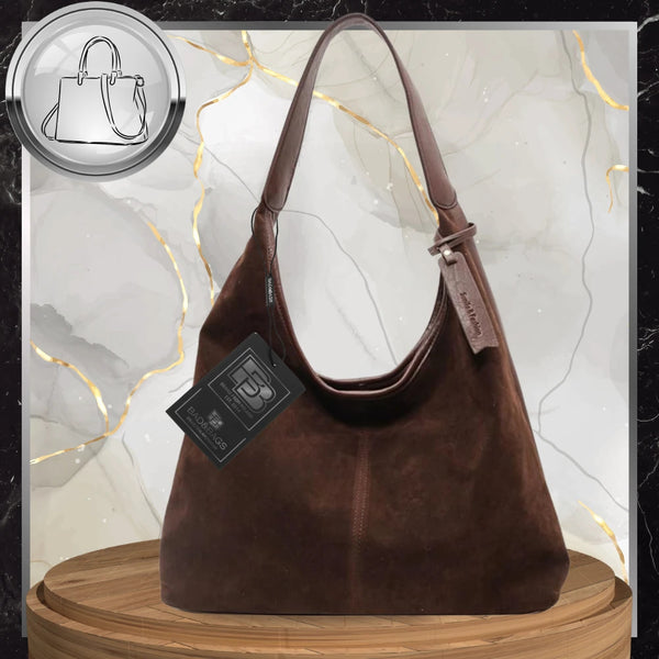 Moteriška rankinė BAD&BAGS, ruda eko oda