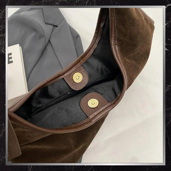 Moteriška rankinė BAD&BAGS, ruda eko oda