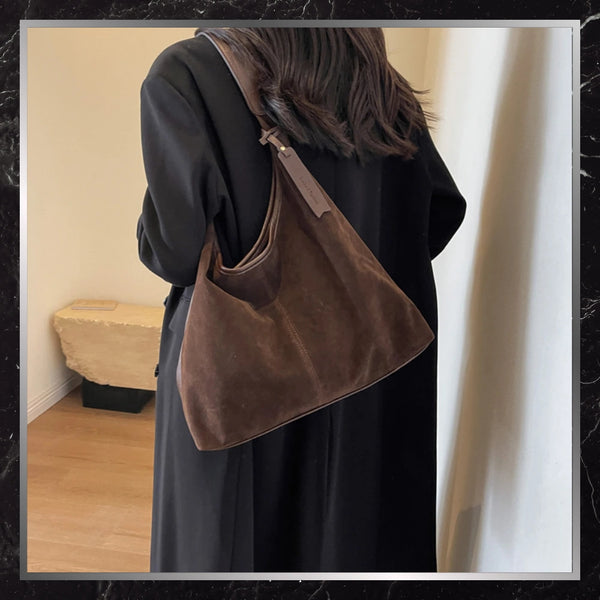 Moteriška rankinė BAD&BAGS, ruda eko oda