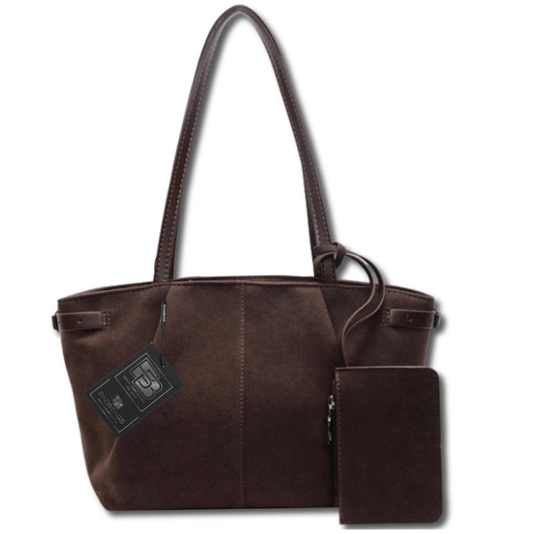 Moteriška rankinė, ruda eko oda