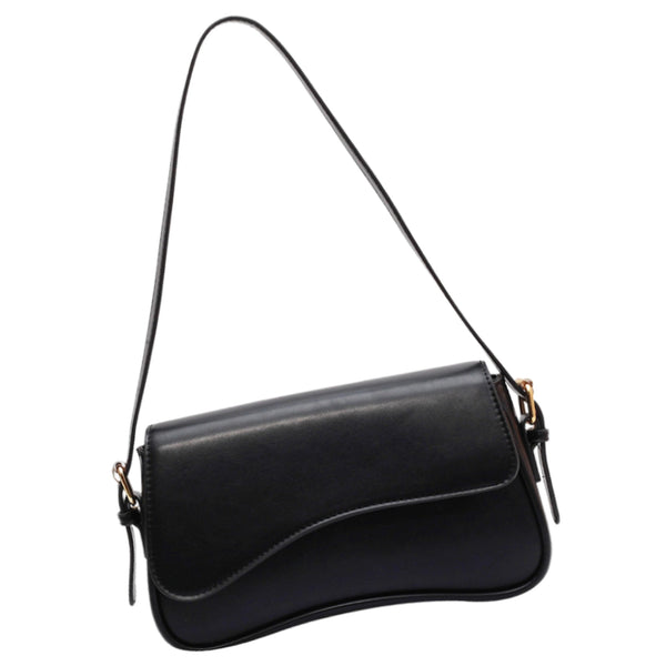 Moteriška rankinė BAD&BAGS, juoda oda, maža