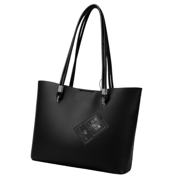 Moteriška odinė rankinė BAD&BAGS, juoda N500