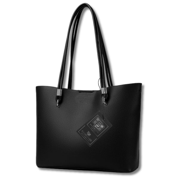 Moteriška odinė rankinė BAD&BAGS, juoda N500