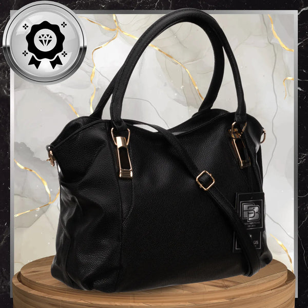 Moteriška rankinė BAD&BAGS, juoda, eko oda