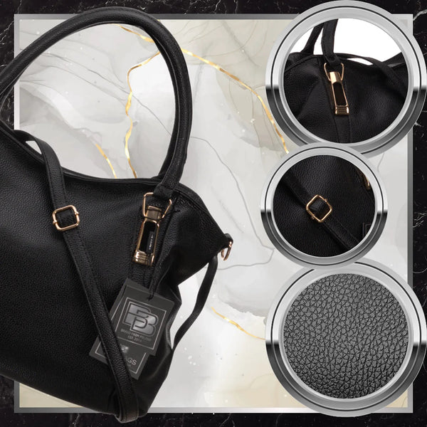 Moteriška rankinė BAD&BAGS, juoda, eko oda