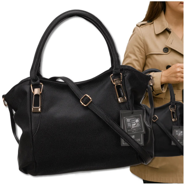 Moteriška rankinė BAD&BAGS, juoda, eko oda