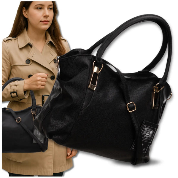 Moteriška rankinė BAD&BAGS, juoda, eko oda