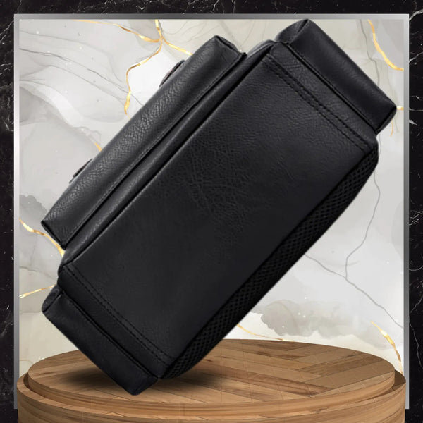 Odinė kuprinė, juoda