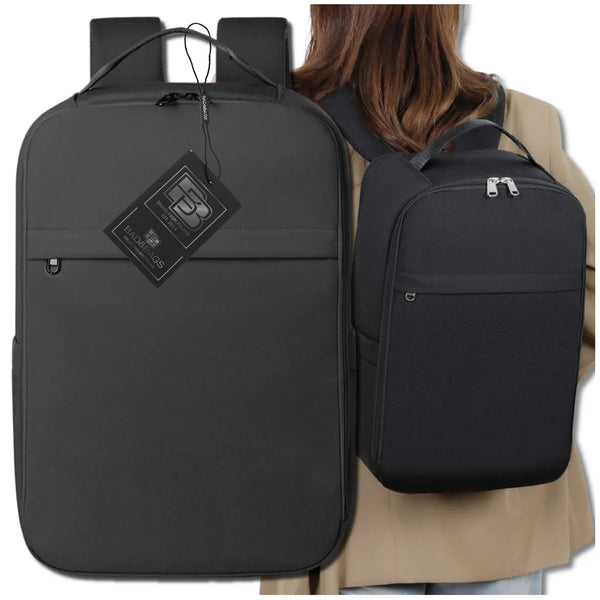 Kelioninė kuprinė BAD&BAGS, juoda, vandeniui atspari