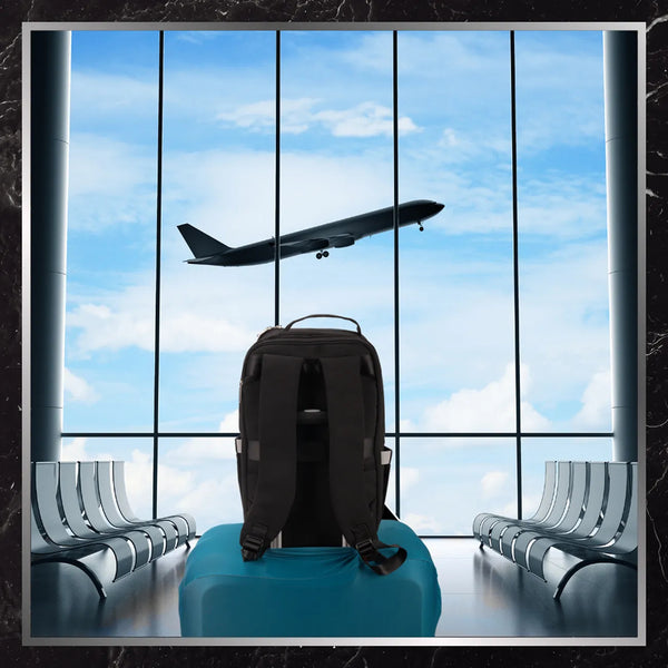 Kelioninė kuprinė BAD&BAGS, juoda, vandeniui atspari